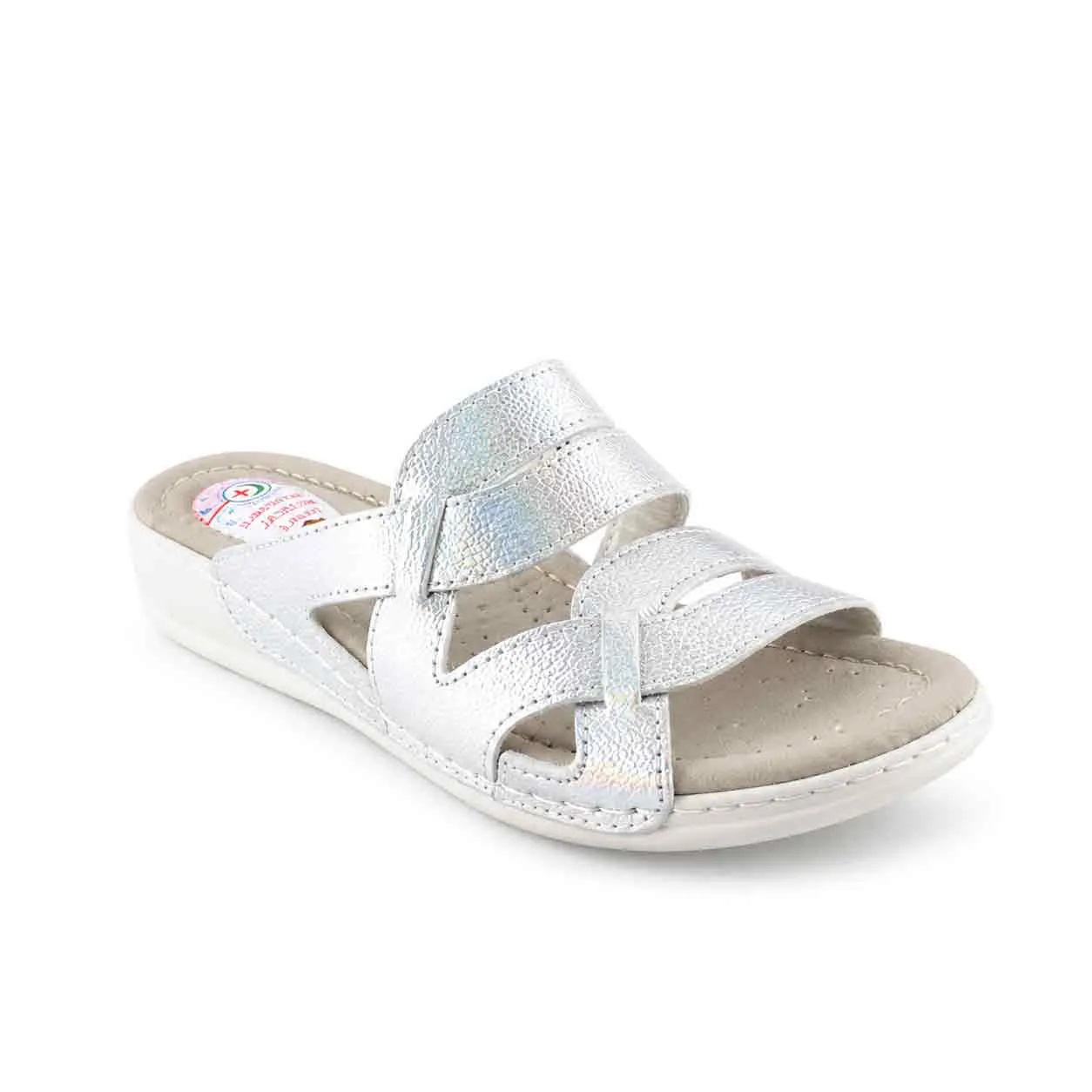 Sandale medicale Confort pour femme 504 argent................. 